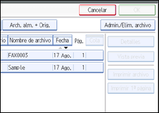 Ilustración de la pantalla panel de mandos