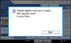 Ilustración de la pantalla panel de mandos