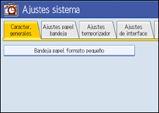 Ilustración de la pantalla panel de mandos