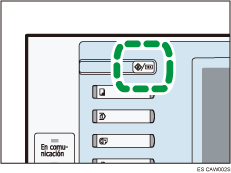 Ilustración de la tecla Herramientas usuario/Contador