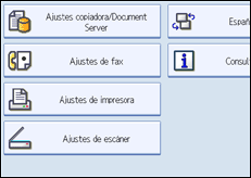 Ilustración de la pantalla panel de mandos