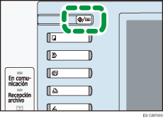 Ilustración de la tecla Herramientas usuario/Contador