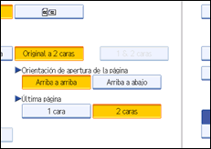 Ilustración de la pantalla panel de mandos