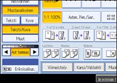 K&auml;ytt&ouml;paneelin n&auml;yt&ouml;n kuvaus
