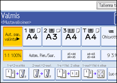 K&auml;ytt&ouml;paneelin n&auml;yt&ouml;n kuvaus