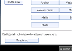K&auml;ytt&ouml;paneelin n&auml;yt&ouml;n kuvaus