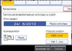 K&auml;ytt&ouml;paneelin n&auml;yt&ouml;n kuvaus