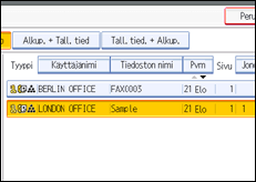 Käyttöpaneelin näytön kuvaus