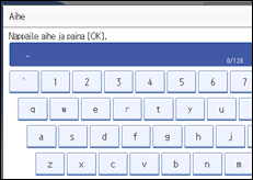 K&auml;ytt&ouml;paneelin n&auml;yt&ouml;n kuvaus