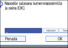 K&auml;ytt&ouml;paneelin n&auml;yt&ouml;n kuvaus