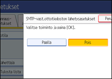 K&auml;ytt&ouml;paneelin n&auml;yt&ouml;n kuvaus