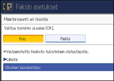 K&auml;ytt&ouml;paneelin n&auml;yt&ouml;n kuvaus