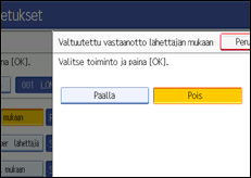 K&auml;ytt&ouml;paneelin n&auml;yt&ouml;n kuvaus