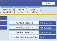 K&auml;ytt&ouml;paneelin n&auml;yt&ouml;n kuvaus