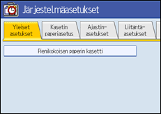 Käyttöpaneelin näytön kuvaus