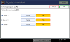 Käyttöpaneelin näytön kuvaus