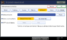 Käyttöpaneelin näytön kuvaus