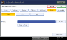 Käyttöpaneelin näytön kuvaus