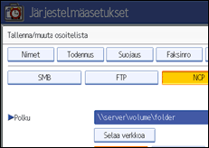 K&auml;ytt&ouml;paneelin n&auml;yt&ouml;n kuvaus
