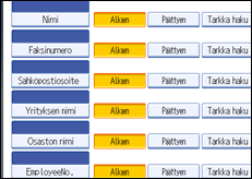 Käyttöpaneelin näytön kuvaus