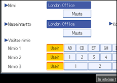 K&auml;ytt&ouml;paneelin n&auml;yt&ouml;n kuvaus