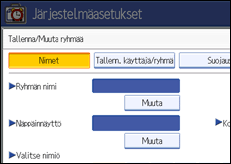 Käyttöpaneelin näytön kuvaus