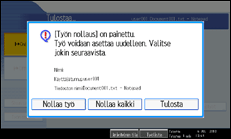 K&auml;ytt&ouml;paneelin n&auml;yt&ouml;n kuvaus