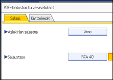 K&auml;ytt&ouml;paneelin n&auml;yt&ouml;n kuvaus