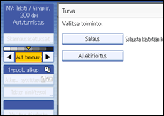 K&auml;ytt&ouml;paneelin n&auml;yt&ouml;n kuvaus