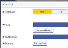K&auml;ytt&ouml;paneelin n&auml;yt&ouml;n kuvaus