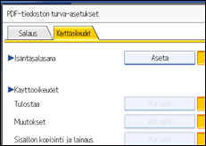 K&auml;ytt&ouml;paneelin n&auml;yt&ouml;n kuvaus
