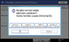 K&auml;ytt&ouml;paneelin n&auml;yt&ouml;n kuvaus