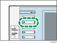 Illustration de la touche Serveur de documents.
