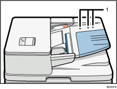 Illustration de l'ADF avec numérotation