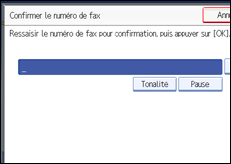 Illustration de l'écran du panneau de commande