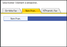 Illustration de l'écran du panneau de commande