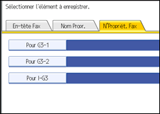 Illustration de l'écran du panneau de commande