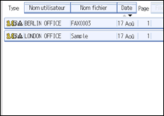 Illustration de l'écran du panneau de commande