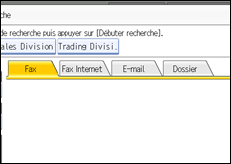 Illustration de l'écran du panneau de commande