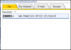 Illustration de l'écran du panneau de commande
