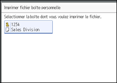 Illustration de l'écran du panneau de commande