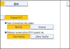 Illustration de l'écran du panneau de commande
