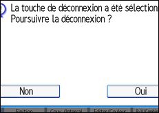 Illustration de l'écran du panneau de commande
