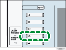 Illustration Touche imprimante