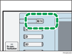 Illustration de la touche Compteur/Outils utilisateur