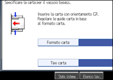 Illustrazione schermata pannello di controllo
