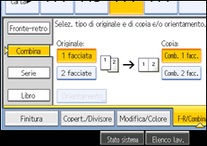 Illustrazione schermata pannello di controllo