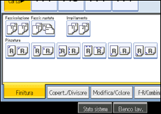 Illustrazione schermata pannello di controllo