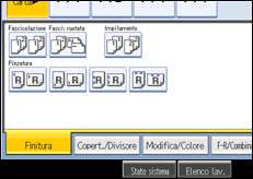 Illustrazione schermata pannello di controllo