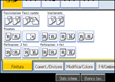 Illustrazione schermata pannello di controllo